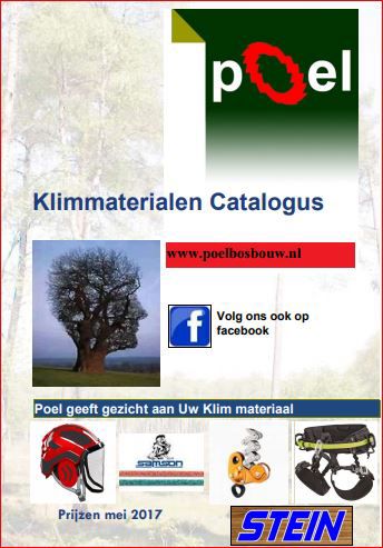 Klimmaterialen Catalogus mei 2017 - Poel Bosbouwartikelen - www.poelonline.nl